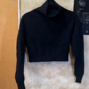 Wilfred Classic Black Turtleneck Sweater